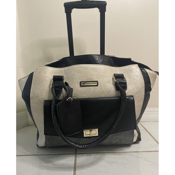 Cabrelli and Co rolling luggage underseat laptop bag Classy - Picture 1 of 14